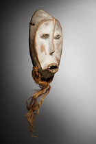 Masque anthropomorphe "idimu", R. D. Congo, Lega, Taille: H: 23 cm (H: 9.1 inch), ID: 3053172 - 3/7