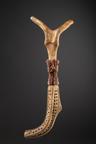 Couteau de chasse, XIXe siècle, Fennoscandie, Sami (Lapons), Taille: L: 34,5 cm (L: 13.6 inch), ID: 3053258 - 3/5