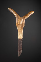 Couteau de chasse, XIXe siècle, Fennoscandie, Sami (Lapons), Taille: L: 34,5 cm (L: 13.6 inch), ID: 3053258 - 4/5
