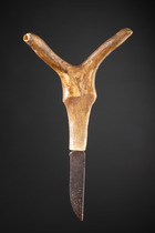Couteau de chasse, XIXe siècle, Fennoscandie, Sami (Lapons), Taille: L: 34,5 cm (L: 13.6 inch), ID: 3053258 - 5/5