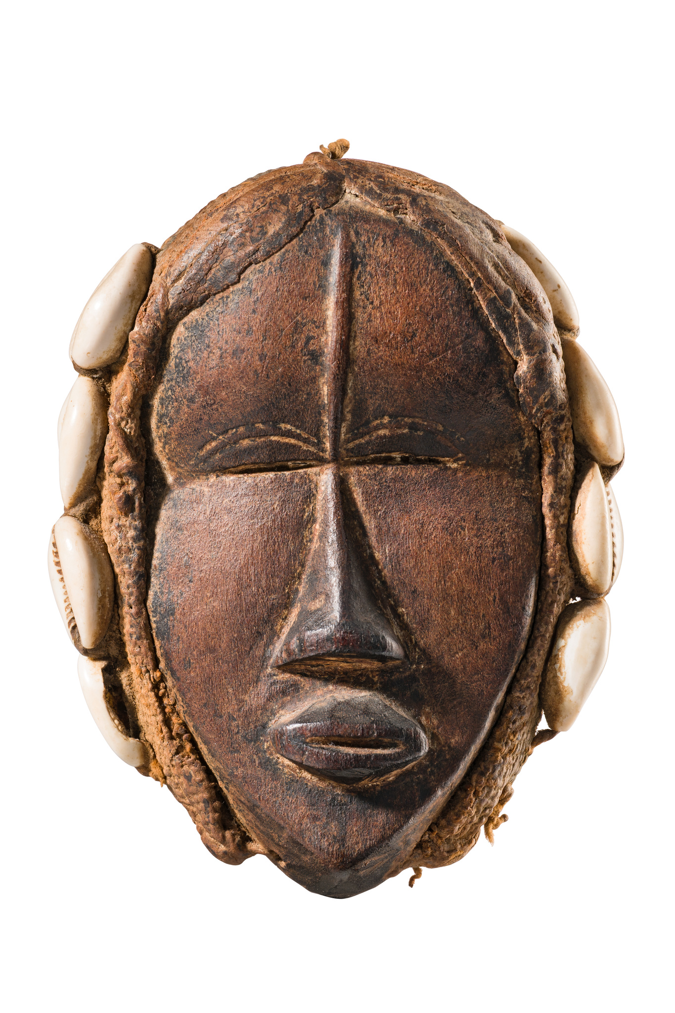 Masque "ma go", Côte d'Ivoire, Dan, Taille: H: 12 cm (H: 4.7 inch), ID: 3053256