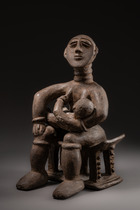 Maternité, Ghana, Akan, Größe: H: 37 cm (H: 14.6 inch), ID: 3053294 - 2/8