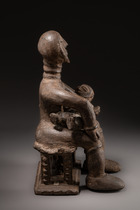 Maternité, Ghana, Akan, Größe: H: 37 cm (H: 14.6 inch), ID: 3053294 - 4/8