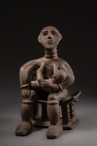 Maternité, Ghana, Akan, Größe: H: 37 cm (H: 14.6 inch), ID: 3053294 - 8/8