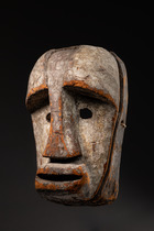 Masque anthropozoomorphe (gorille), Gabon, Région de Masango Ouest, Punu-Ashira, Taille: H: 27,5 cm (H: 10.8 inch), ID: 3053278 - 2/5