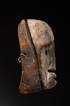 Masque anthropozoomorphe (gorille), Gabon, Région de Masango Ouest, Punu-Ashira, Taille: H: 27,5 cm (H: 10.8 inch), ID: 3053278 - 3/5