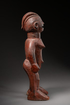 Figure féminine debout, Burkina Faso, Mossi, Taille: H: 41,5 cm (H: 16.3 inch), ID: 3053279 - 3/6