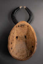 Masque facial "kplekple bla" du groupe "goli", Côte d'Ivoire, Baoulé, Taille: H: 44cm (H: 44cm), ID: 3053257 - 4/5