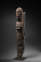 Figure with raised arm, Mali, Dogon, Size: H: 65 cm (H: 25.6 inch), ID: 3053282 - 2/5