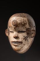 Face mask, Nigeria, Idoma, Size: H: 20,5 cm (H: 8.1 inch), ID: 3053298 - 5/5