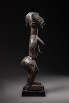 Stehende weibliche Figur, Nigeria, Basa Nge, Größe: H: 35 cm (H: 13.8 inch), ID: 3053325 - 4/5
