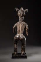 Stehende weibliche Figur, Nigeria, Basa Nge, Größe: H: 35 cm (H: 13.8 inch), ID: 3053325 - 5/5