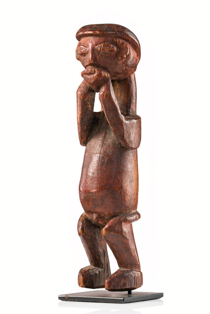Stehende männliche Zauberfigur, D. R. Kongo, Hungana, Größe: H: 16,5 cm (H: 6.5 inch), ID: 3053323