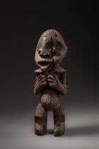Stehende Ahnenfigur "tadep", Kamerun, Mambila, Größe: H: 26 cm (H: 10.2 inch), ID: 3053304 - 2/6