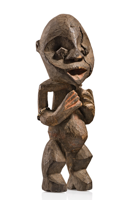 Stehende Ahnenfigur "tadep", Kamerun, Mambila, Größe: H: 26 cm (H: 10.2 inch), ID: 3053304