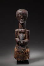 Fetischfigur "nkisi", D. R. Kongo - Lomami-Becken und Provinz, Songe, Größe: H: 32 cm (H: 12.6 inch), ID: 3053335 - 5/5