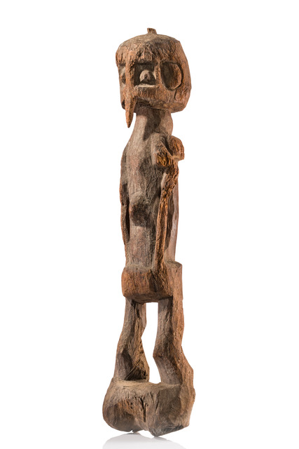 Stehende anthropomorphe Figur, Mali, Dogon, Größe: H: 101,5 cm (H: 40.0 inch), ID: 3053521