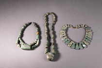 Three necklaces, Mexico, Maya, Size: L: 19,5 cm, 21 cm & 32 cm (L: 7.7 inch, 8.3 inch & 12.6 inch), ID: 3051430 - 2/2