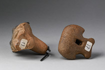 Kriegerpfeife, Frühe Zwischenzeit,  Moche IV, ca. 450 bis 550 n. Chr., Peru, Moche, Größe: H: 7,5 cm (H: 3.0 inch), ID: 3050622 - 5/5
