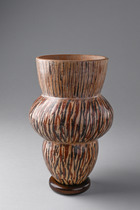 Keramik-Trommel, ca. 200 - 600 n. Chr., Peru, Nazca, Größe: H: 22,5 cm (H: 8.9 inch), ID: 3050708 - 4/6