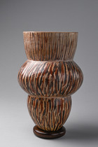 Keramik-Trommel, ca. 200 - 600 n. Chr., Peru, Nazca, Größe: H: 22,5 cm (H: 8.9 inch), ID: 3050708 - 5/6