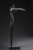 Zierelement Nashornvogel, Indonesien - Borneo, Dayak, Größe: H: 96,5 cm (H: 38.0 inch), ID: 3050498 - 5/5