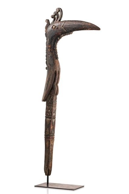 Élément décoratif toucan, Indonésie - Bornéo, Dayak, Taille: H: 96,5 cm (H: 38.0 inch), ID: 3050498