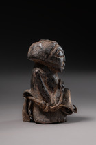 Female miniature half figure, D. R. Congo, Luba-Hemba, Size: H: 7,5 cm (H: 3.0 inch), ID: 3050409 - 5/5