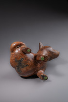 Vessel in the shape of a dog, Protoclassic, ca. 100 BC to AD 250, Western Mexico, Colima, Size: H: 23,5 cm (H: 9.3 inch), ID: 3052320 - 5/5