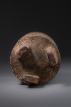 Récipient tripodique cylindrique, Période classique, env. 550 - 850 apr. J.-C., Guatemala, Côte Pacifique, région d'Escuintla, Tiquisate, Maya, style Teotihuacán, Taille: H: 15,8 cm D: 12 cm (H: 6.2 inch D: 4.7 inch), ID: 3052321 - 6/7