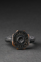 Gotischer Siegelring, ca. 1340 / 1380, Europa, Größe: H: 2,5 cm (H: 1.0 inch), ID: 3051443 - 2/5