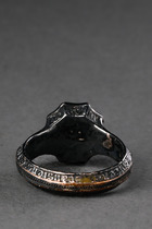 Gotischer Siegelring, ca. 1340 / 1380, Europa, Größe: H: 2,5 cm (H: 1.0 inch), ID: 3051443 - 4/5