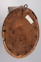 Kopfaufsatz "gelede" mit Hörnern, Nigeria, Yoruba, Größe: H: 39 cm (H: 15.4 inch), ID: 3050428 - 3/4