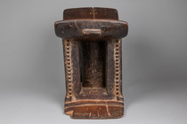 Hocker "dwa", Ghana, Akan, Ashanti (Asante), Größe: H: 22,5 cm (seat hight) B: 39,5 cm (H: 8.9 inch (seat hight) B: 15.6 inch), ID: 3050426 - 3/5