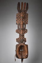 Anthropozoomorphic plank mask "bayiri", Burkina Faso, Winiama / Nunuma / Bwa, Taille: H: 106 cm, ID: 3050449 - 4/4