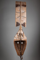 Mask "nwenka", Burkina Faso, Bobo, Size: H: 106 cm (H: 41.7 inch), ID: 3050451 - 4/4