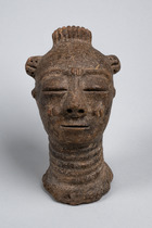 Gedenkkopf, Côte d'Ivoire, Anyi-Sanwi (Krinjabo), Größe: H: 17 cm (H: 6.7 inch), ID: 3050427 - 2/5
