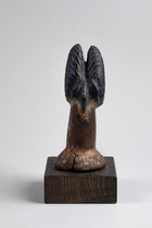 Dance staff "ogo elegba" for the "eshu" cult, Nigeria, Yoruba, Size: H: 18 cm (H: 7.1 inch), ID: 3050422 - 3/4