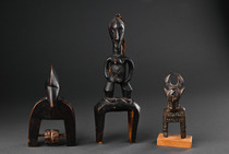 Three heddle pulleys, Côte d'Ivoire, ID: 3051020 - 2/4
