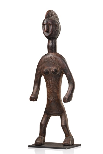Figure féminine debout "jo nyeleni", Mali, Bamana, Taille: H: 40,5 cm (H: 15.9 inch), ID: 3050735