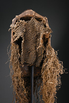 Anthropomorphic face mask, R. D. Congo, Luba, Taille: H: 38 cm, ID: 3050910 - 4/5