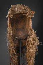 Anthropomorphic face mask, R. D. Congo, Luba, Taille: H: 38 cm, ID: 3050910 - 5/5