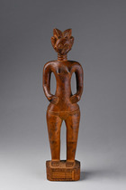 Standing female figure, Sierra Leone, Temne, Size: H: 31 cm (H: 12.2 inch), ID: 3050913 - 3/6