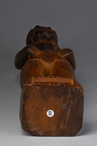 Standing female figure, Sierra Leone, Temne, Size: H: 31 cm (H: 12.2 inch), ID: 3050913 - 6/6