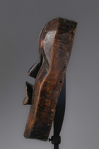 Anthropomorphic face mask "deangle", Côte d'Ivoire, Dan, Size: H: 25 cm (H: 9.8 inch), ID: 3050920 - 2/4