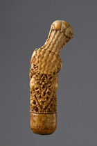 Poignée d'un poignard cérémoniel "kris", vers 1880/90, Indonésie - Java, Taille: H: 9,5 cm (H: 3.7 inch), ID: 3050930 - 3/5