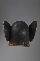 Männliche Helmmaske "lipiko" (pl. "mapiko"), Mosambik, Makonde, Größe: H: 20 cm (H: 7.9 inch), ID: 3050902 - 4/5