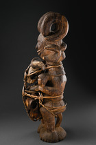 Schreinfigur "ikenga", Nigeria, Igbo, Größe: H: 57,5 cm (H: 22.6 inch), ID: 3050921 - 2/5