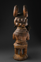 Schreinfigur "ikenga", Nigeria, Igbo, Größe: H: 57,5 cm (H: 22.6 inch), ID: 3050921 - 3/5