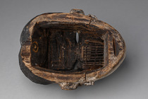 Face mask with articulated lower jaw "elu" ('spirit'), Nigeria, Ogoni, Size: H: 18,5 cm (H: 7.3 inch), ID: 3050912 - 4/4